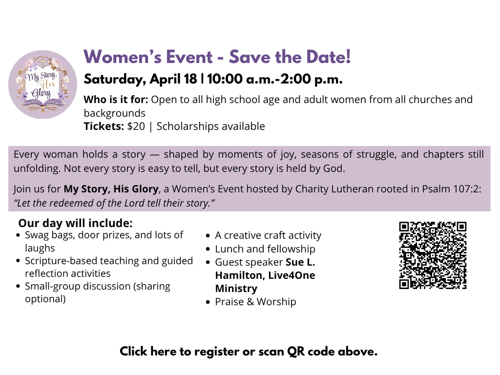 Women's Event - My Story, His Glory