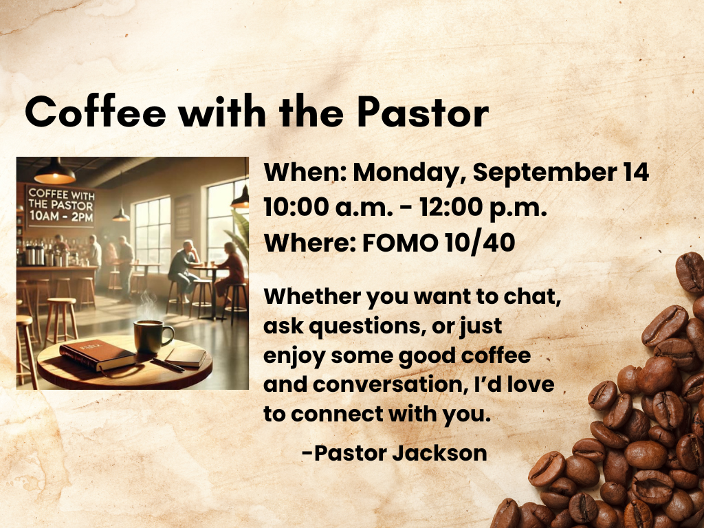 Coffee with the Pastor