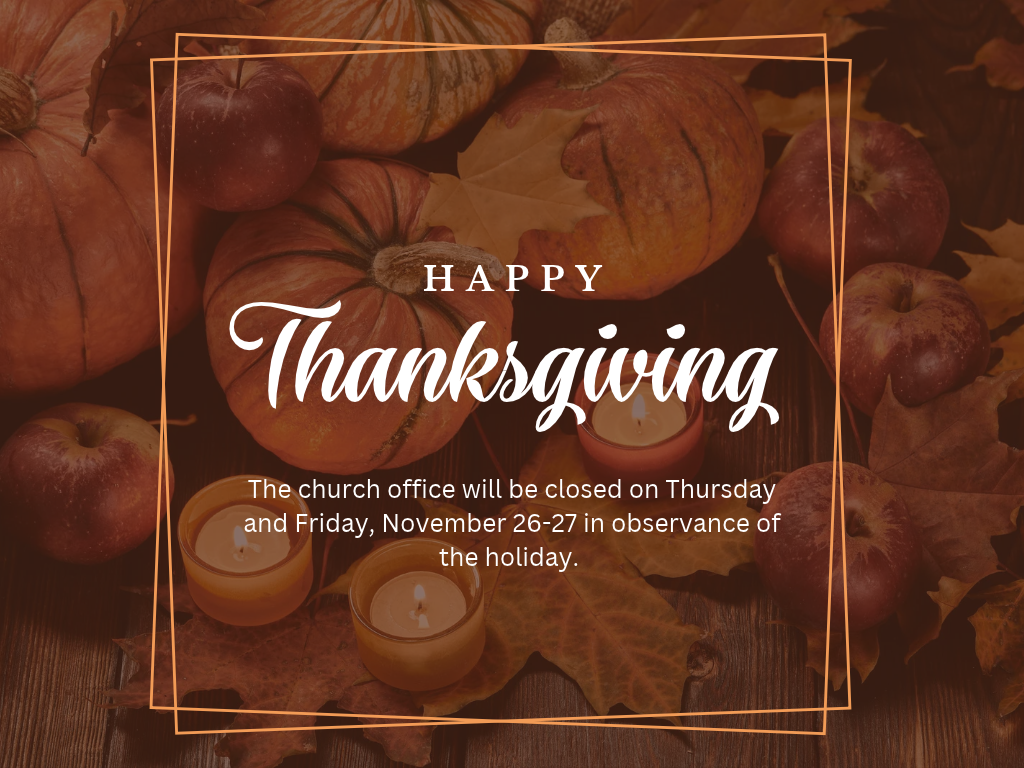 Thanksgiving Holiday