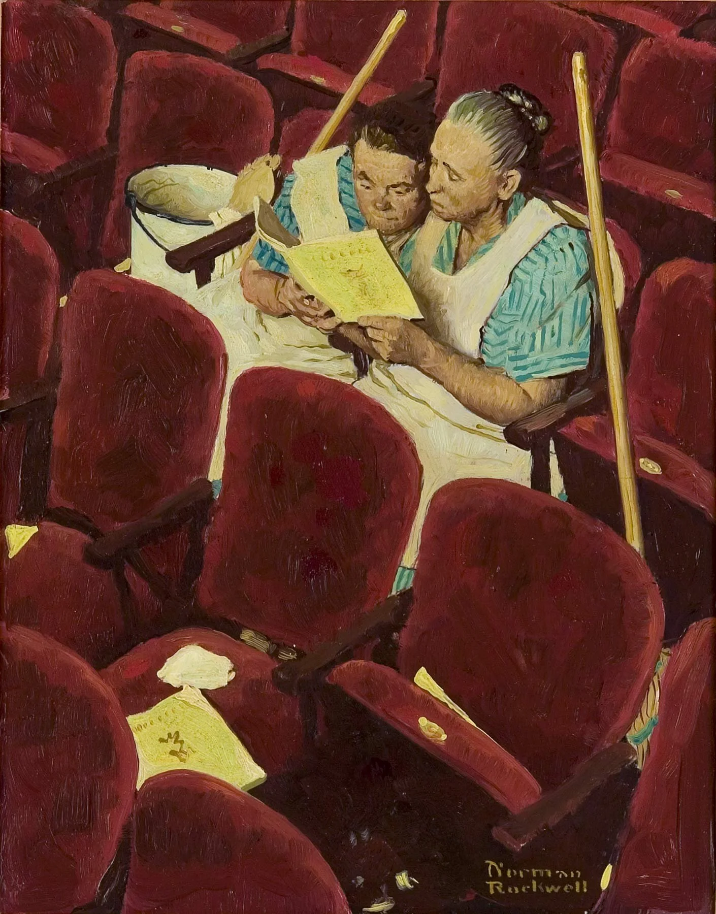 Rockwell_Charwomen-in-Theater_Study.jpg