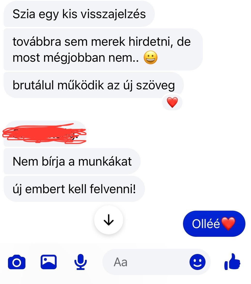 szövegírás ügyfélvélemény