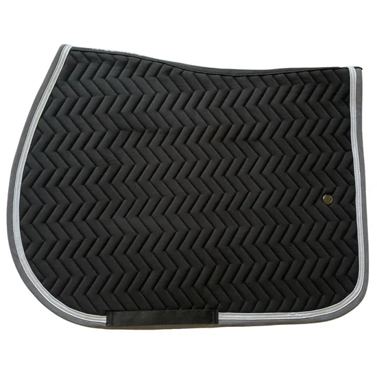 Tapis de selle Arrow  Greenfield- noir/gris - blanc