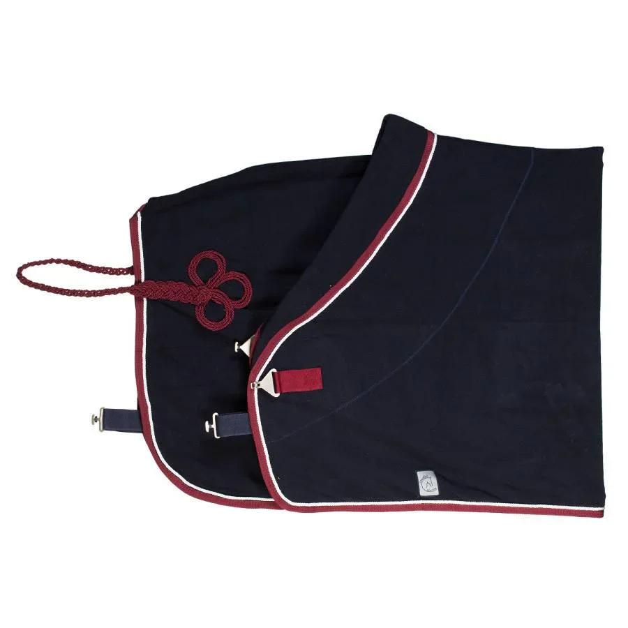 Chemise polaire Greenfield - bleu marine/bordeaux-blanc