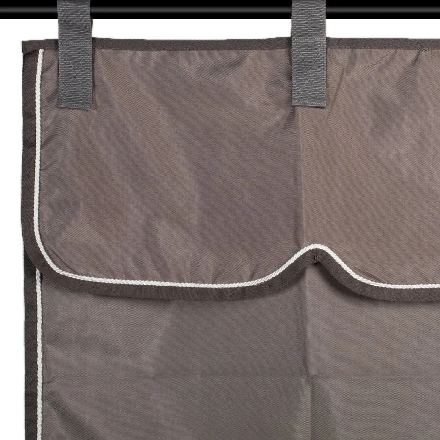 Tenture Greenfield gris/gris - blanc