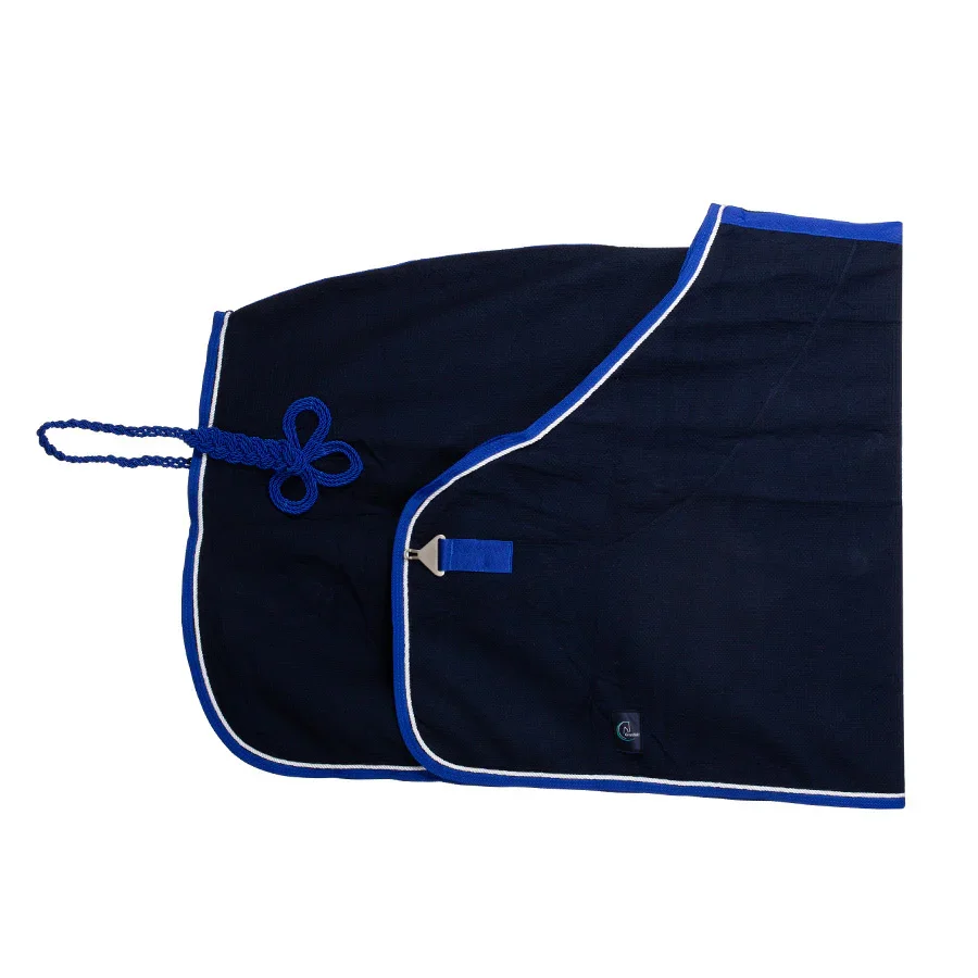 Chemise nid d'abeille Greenfield - bleu marine/bleu royal -blanc
