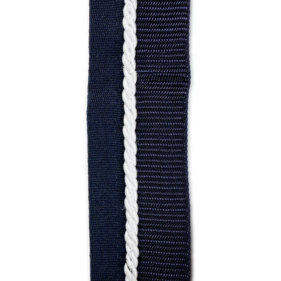 Porte tapis Greenfield bleu marine/bleu marine - blanc