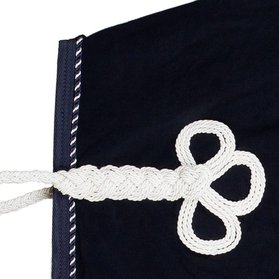 Couvre-reins polaire Greenfield - bleu marine/bleu marine-mix (blanc)
