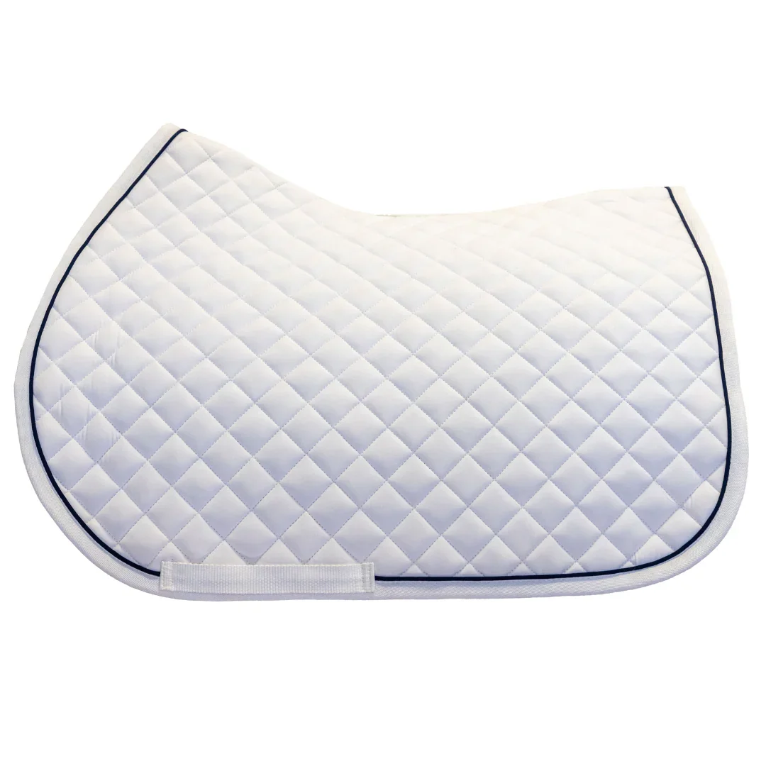 Tapis de selle Cookie Greenfield - blanc/blanc-noir bleu marine