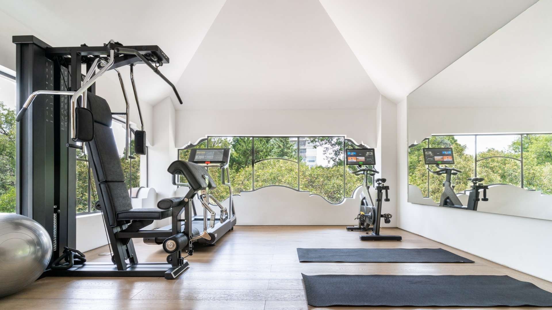 Gimnasio en casa  Gym room at home, Home gym design, Modern home gym design