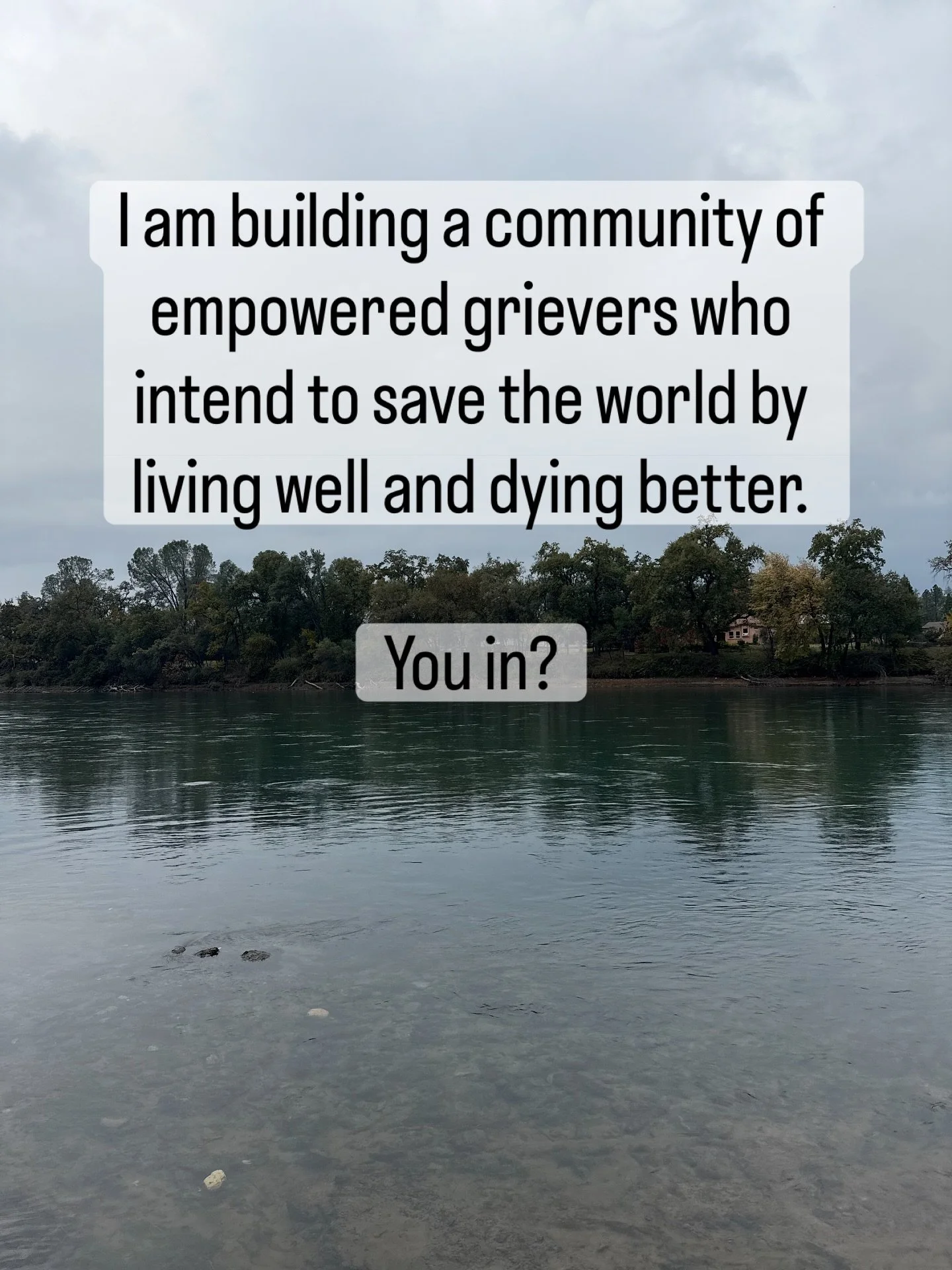 In case you wondered who I am. 

You in?

#deathdoula #genx #caregiver #mother