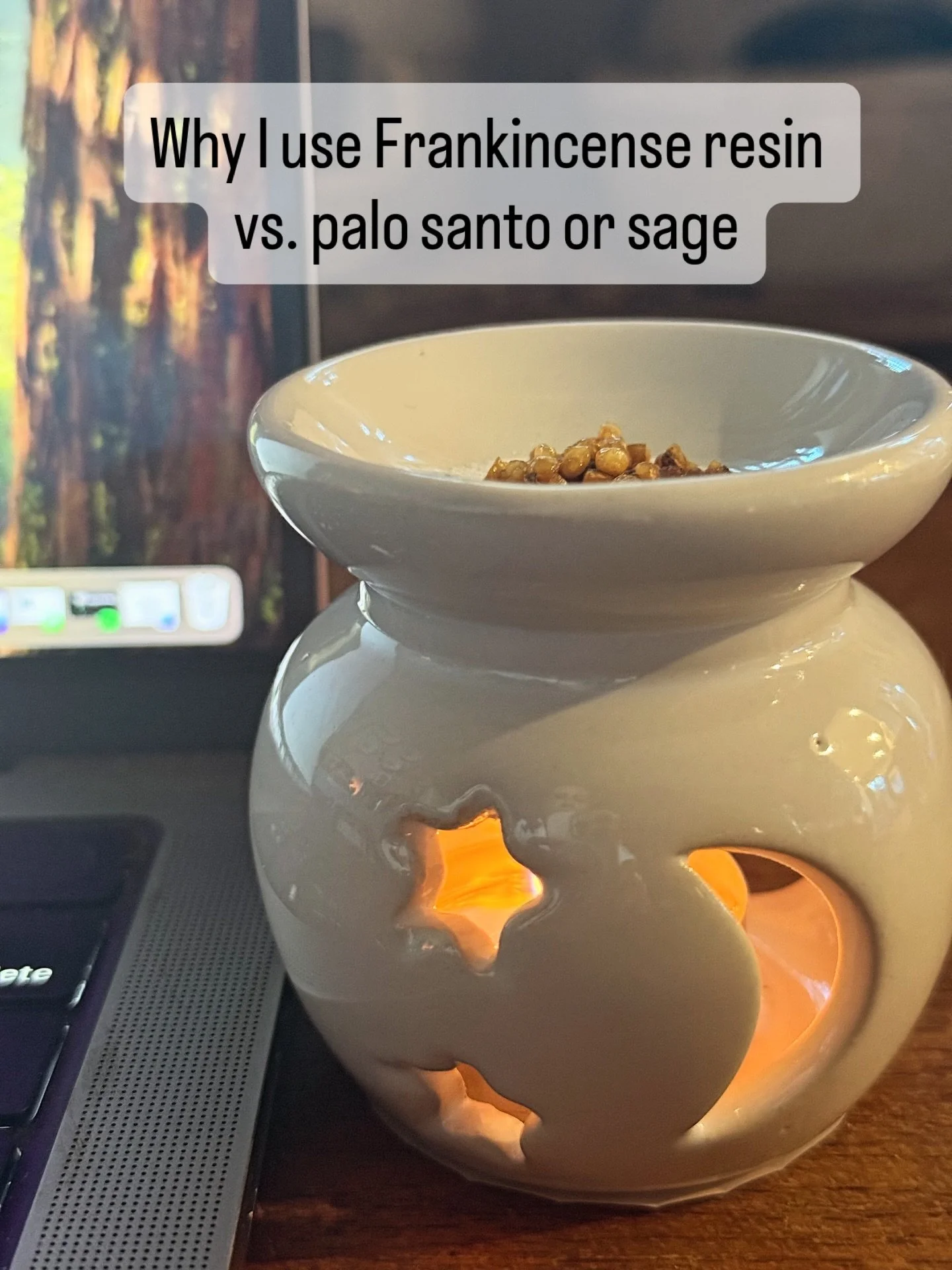I love sage and palo santo! I also believe there are ways and reasons to use both. But I&rsquo;ve moved to frankincense resin for my personal rituals. 

Reasons I prefer frankincense:

It lends itself to creating and maintaining sacred spaces, and it
