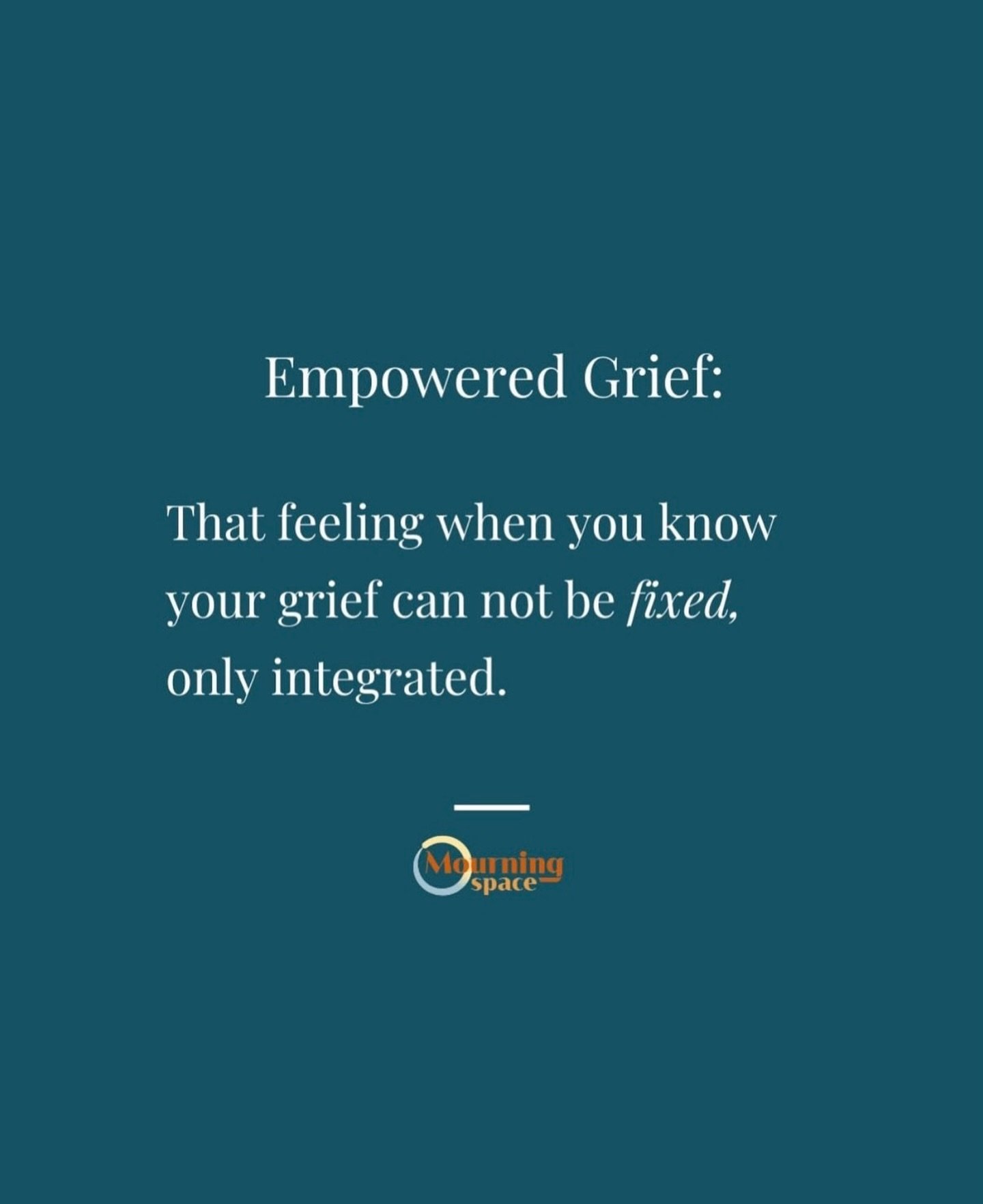 At Mourning Space we don&rsquo;t fix grief. 

We sit with it. Invite it in for tea. Rage alongside it. 

It&rsquo;s wish it were easier, but because I can&rsquo;t fix it, I&rsquo;m here to hold your hand when it visits. 

This is your place for grief