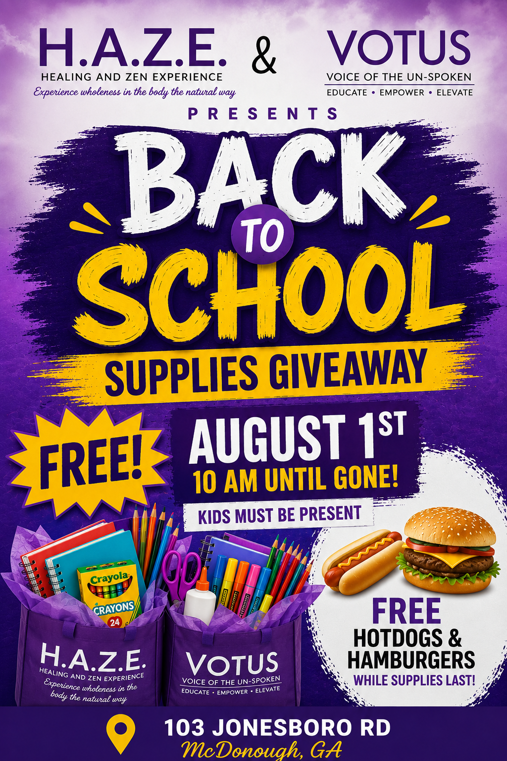 Back to School Supply Giveaway