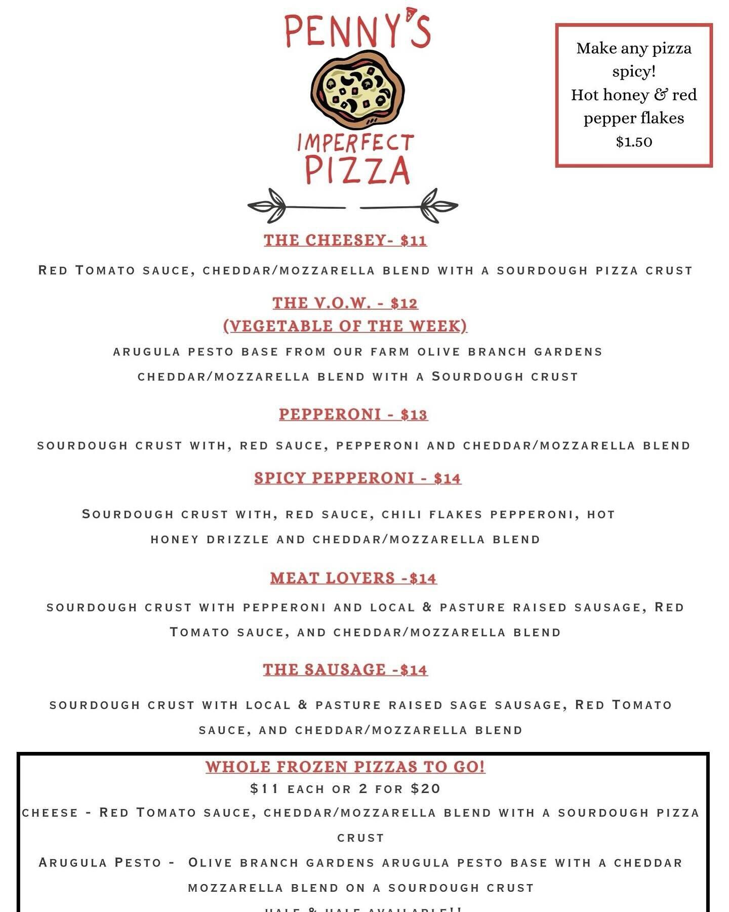 Check out our menu for Friday night at @rockfishbrew on Preston from 4-8. We will have a veggie pizza made with @olivebranchgardens_  arugula pesto and we will also have beer cheese made with Rockfish&rsquo;s California Common !!