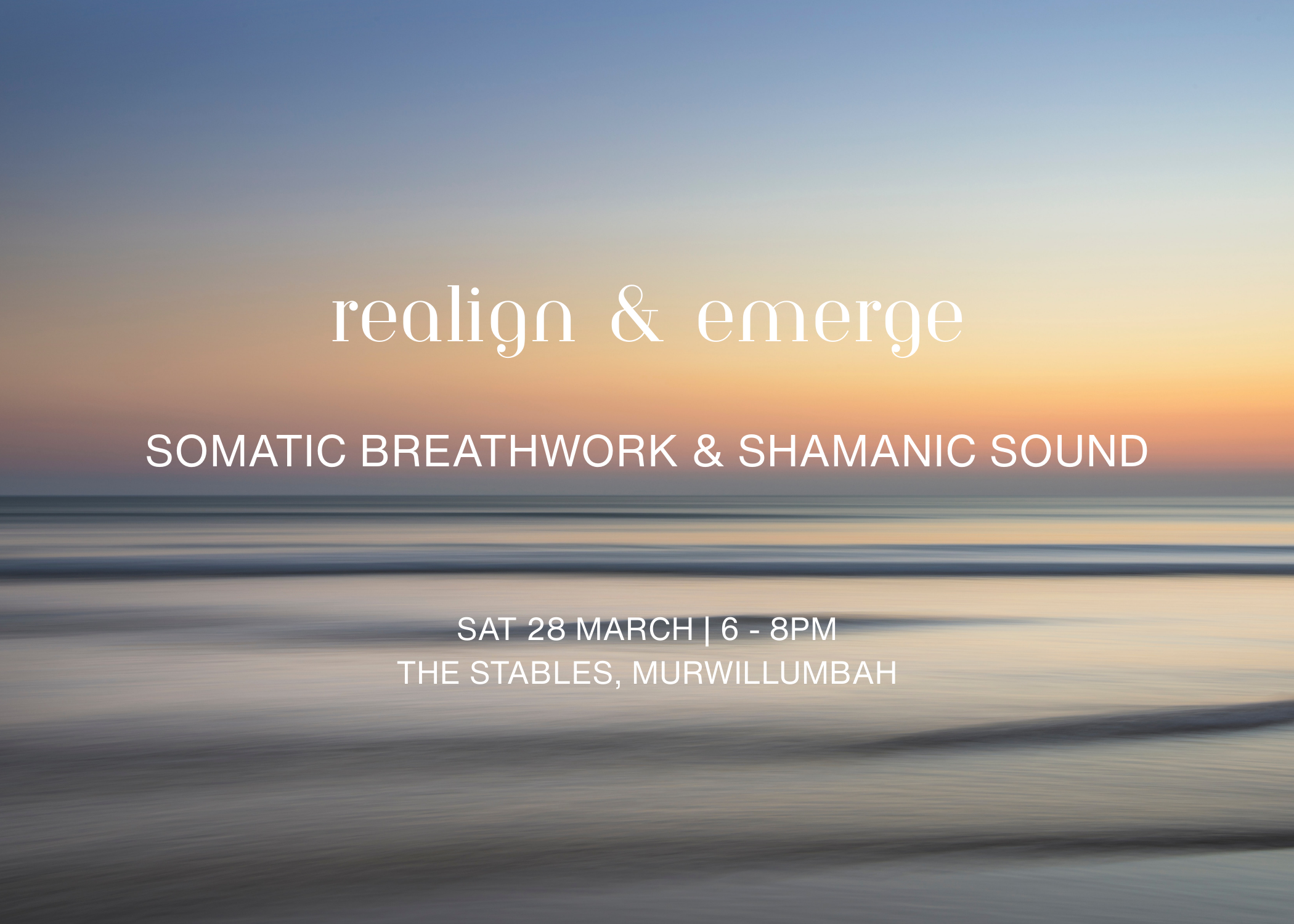Realign & Emerge - Somatic Breathwork & Shamanic Sound Immersion