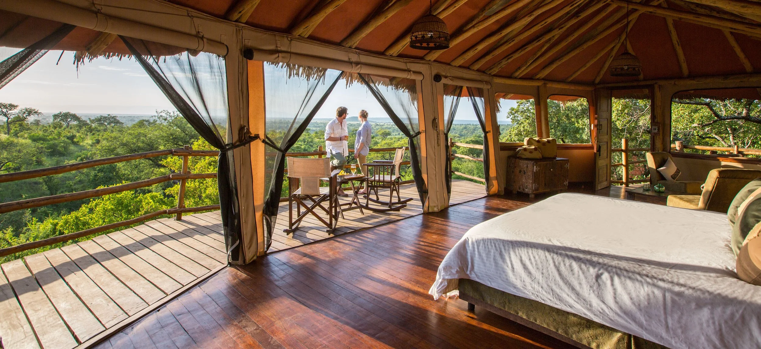 Elewana Tarangire Treetops - accommodation - interior of Treehouse Suite (c) Silverless-1.jpg