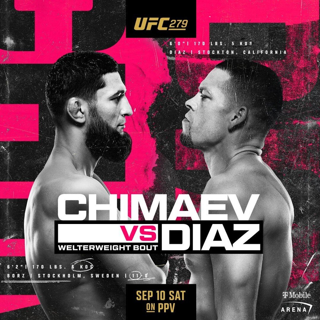 A legend of the game vs one of the best prospects this sport has ever seen! 
 
#UFC279 is going to be something special as Nate Diaz returns to the octagon to take on surging star Khamzat Chimaev 🔥
 
WATCH IT AT BOSTON PIZZA!!! 🍕🥊

 #bostonpizza #
