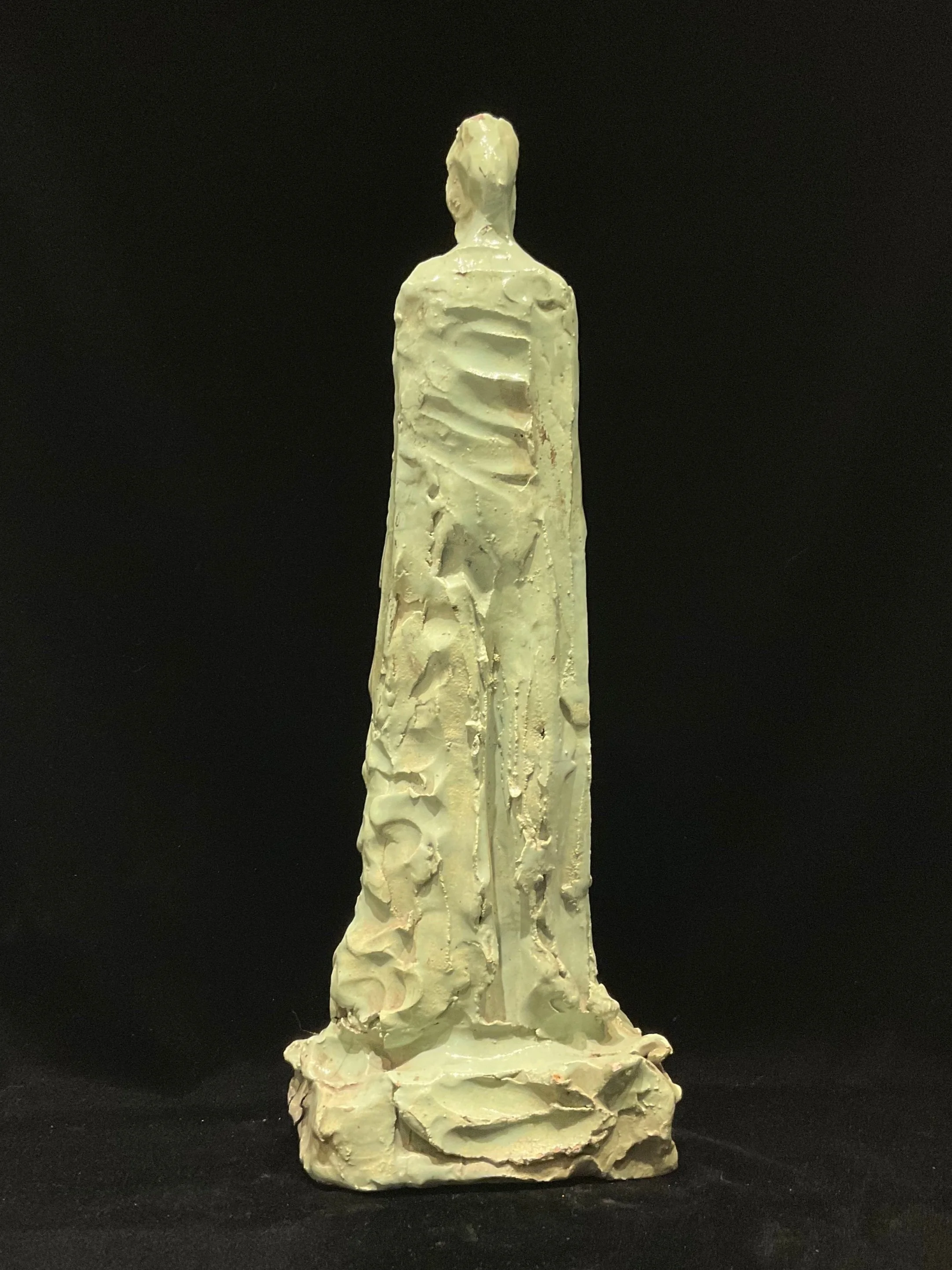 "Untitled", raku, 22 x 8 x 6"