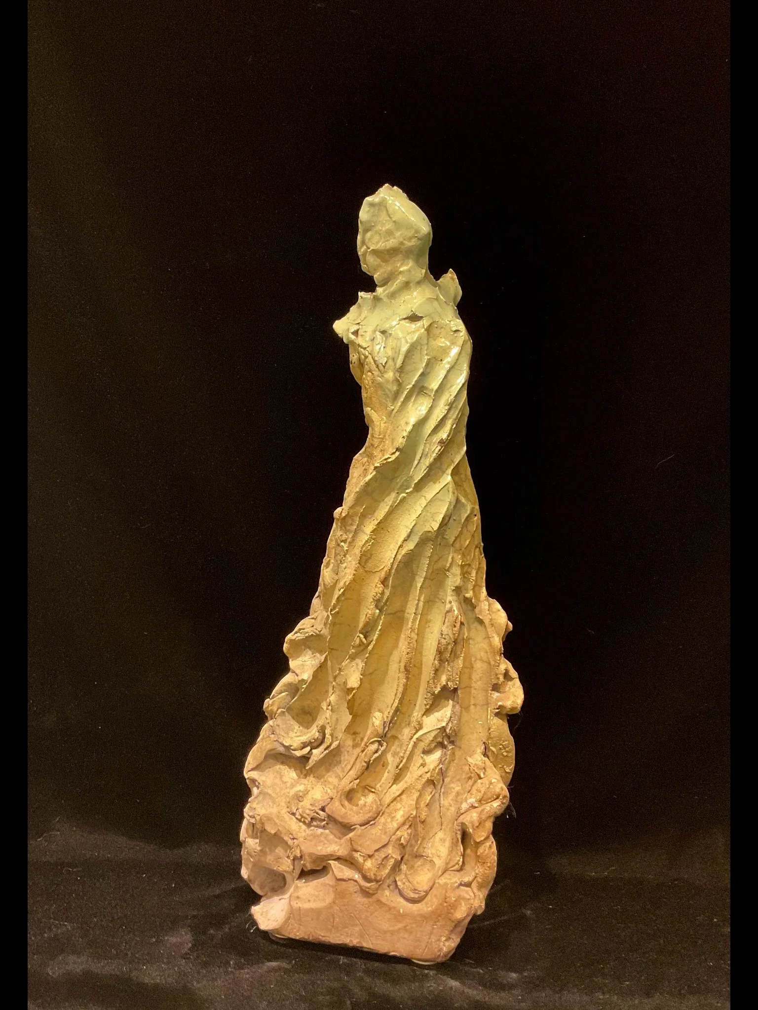 "Untitled", raku, 22 x 8 x 6“
