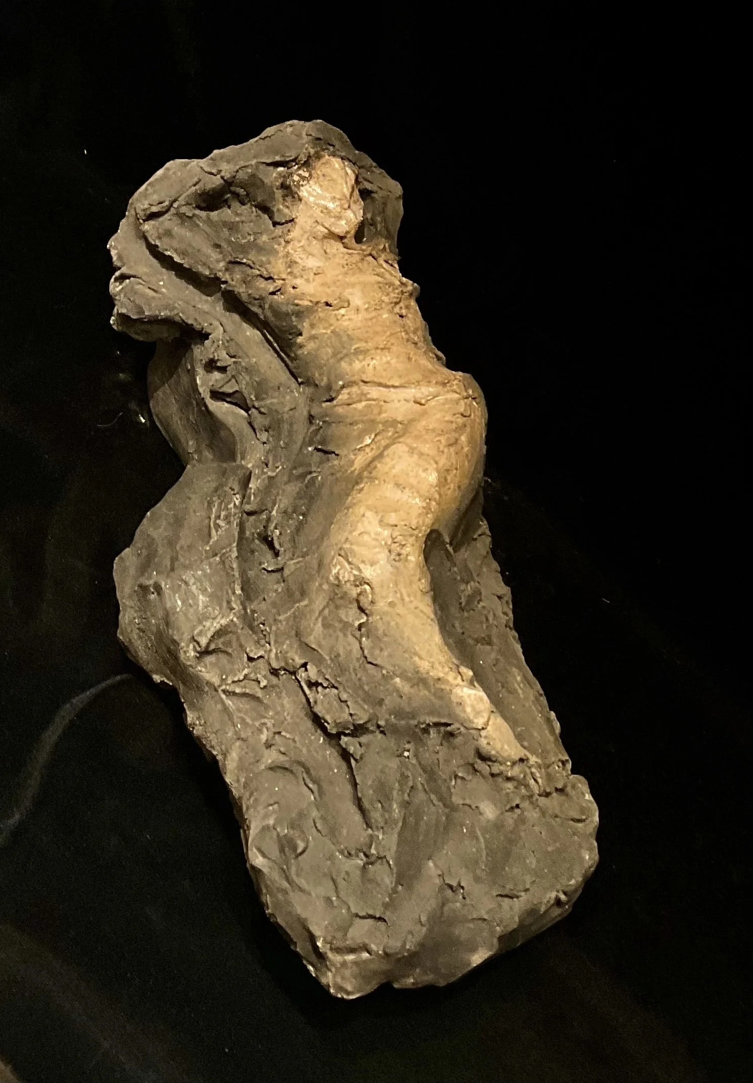 "Untitled", raku, 18 by 8 x 7“