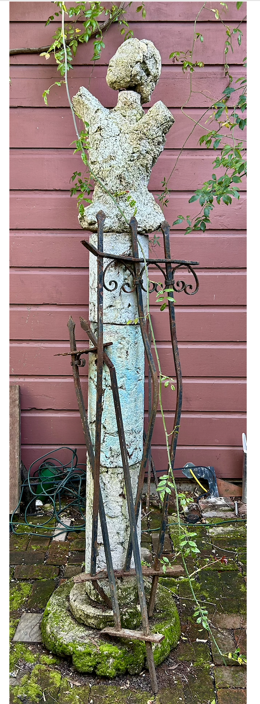 "Seize the day"  Ceramic, metal  87x24x24"