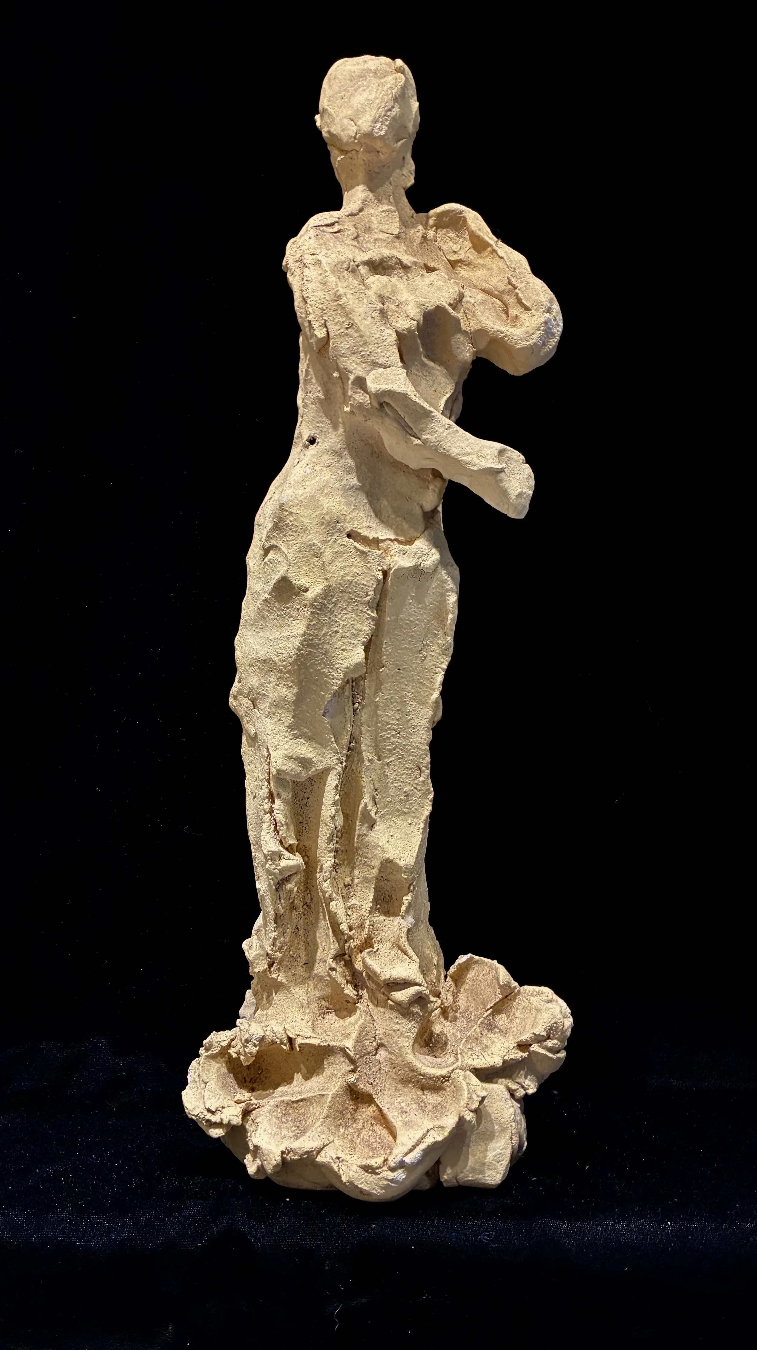 "Defying Gravity", ceramic, 20 x 7 x 6“