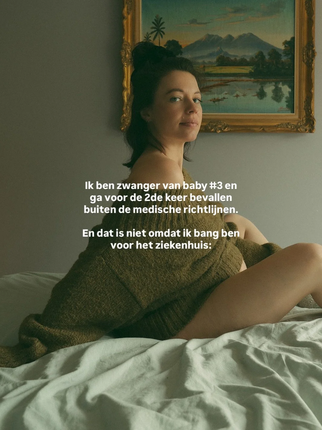 Ik heb mezelf nooit ervaren als verzameling risico&rsquo;s die gecontroleerd moesten worden. 

Ja, ik heb &eacute;&eacute;n keer een gecompliceerde bevalling gehad. Maar dit maakt me niet per definitie tot een levenslange pati&euml;nt.

Als ik opnieu