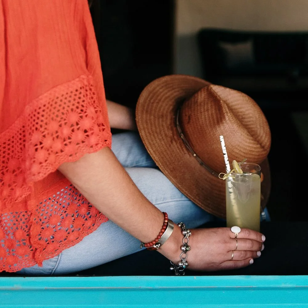 Sipping cold drinks as the sun sets is our love language 🌄