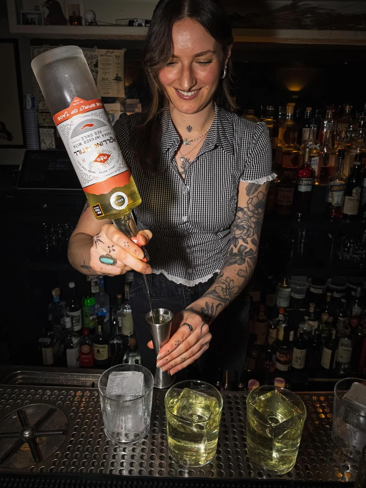 We love seeing our spirits poured by someone who knows exactly where they come from 💫

Lana &ndash; raised in Taos and now behind the bar in NYC &ndash; built a cocktail around our Red Chile Vodka for her recent high desert pop-up and it was everyth