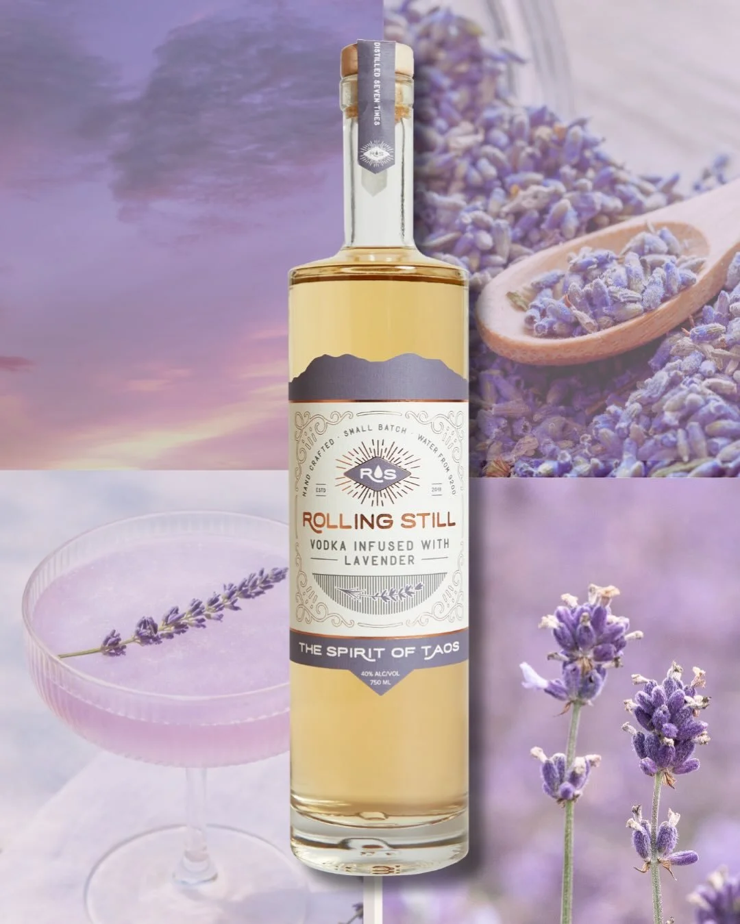 The easiest way to make a cocktail feel elevated?

Start here. 💜

#RollingStillSpirits #LavenderVodka #TheSpiritOfTaos #SpringCocktails