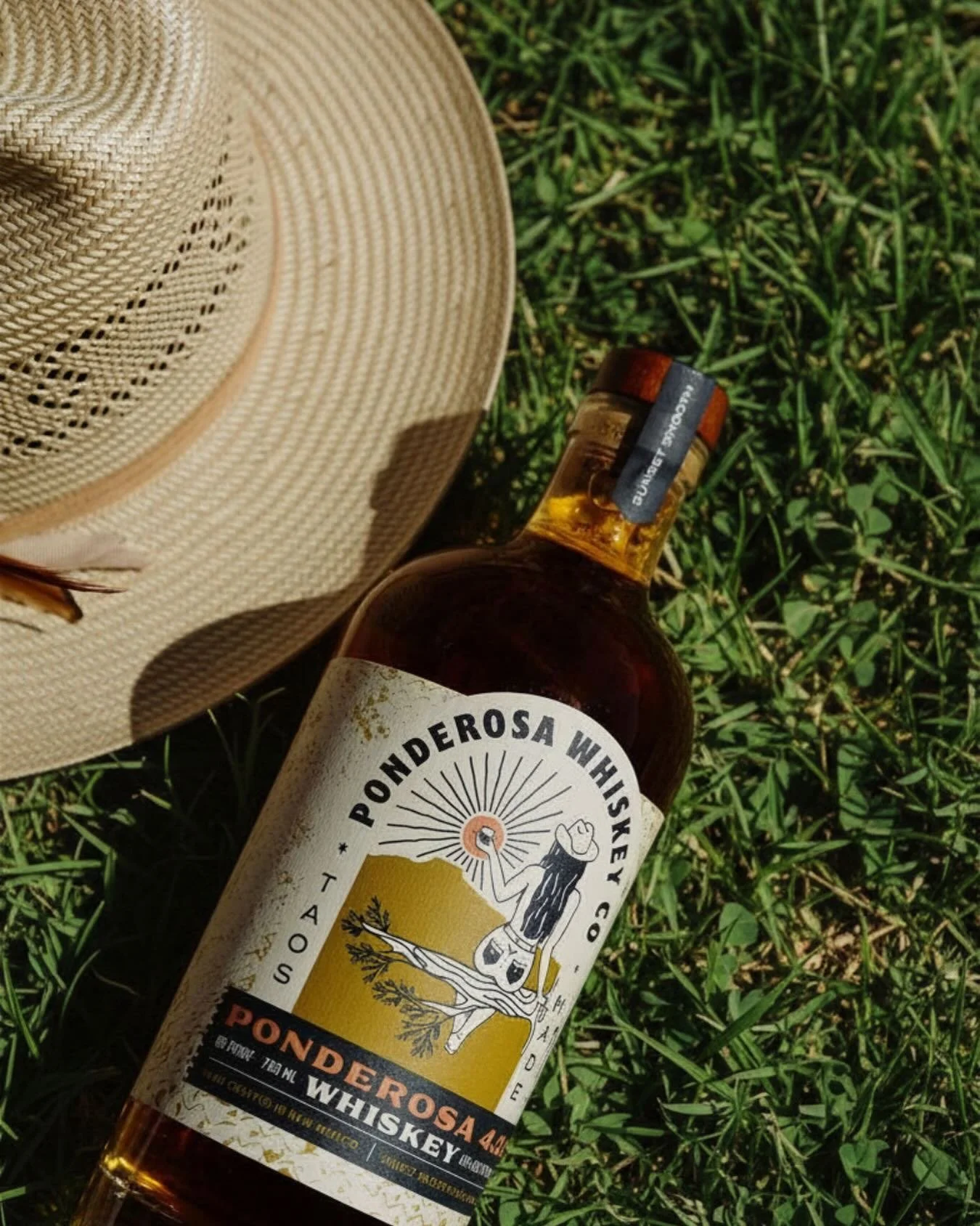 When you need to &ldquo;touch grass&rdquo; but can&rsquo;t go empty-handed 🌱

#PonderosaWhiskey #RollingStillSpirits
#TaosMade #WhiskeyOutside