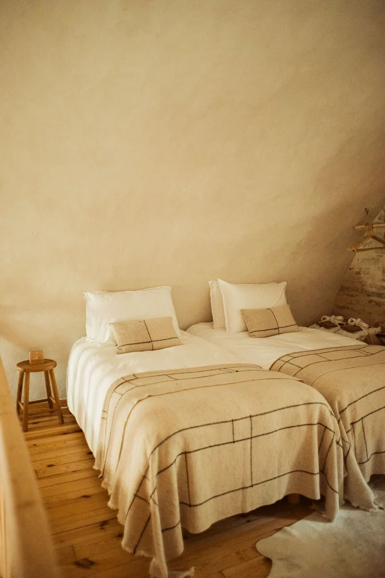 Downstairs bedroom inside Casa Santiago at L'Esprit d'Almières