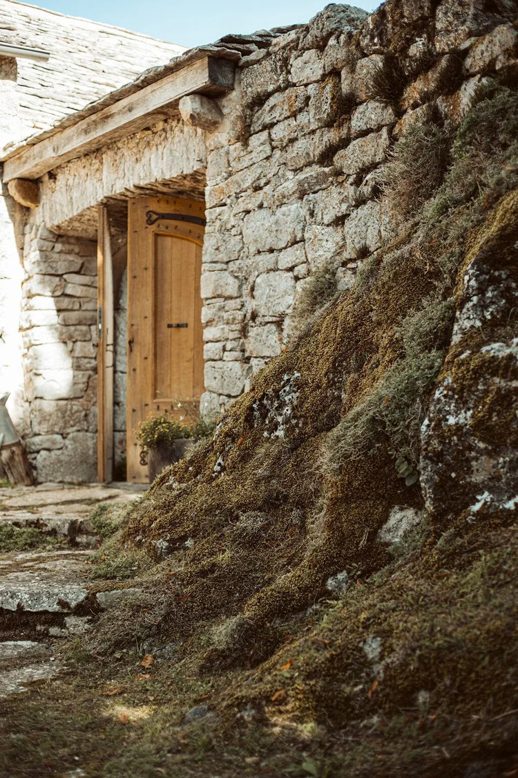 Traditional limestone architecture of Casa Santiago at L'Esprit d'Almières