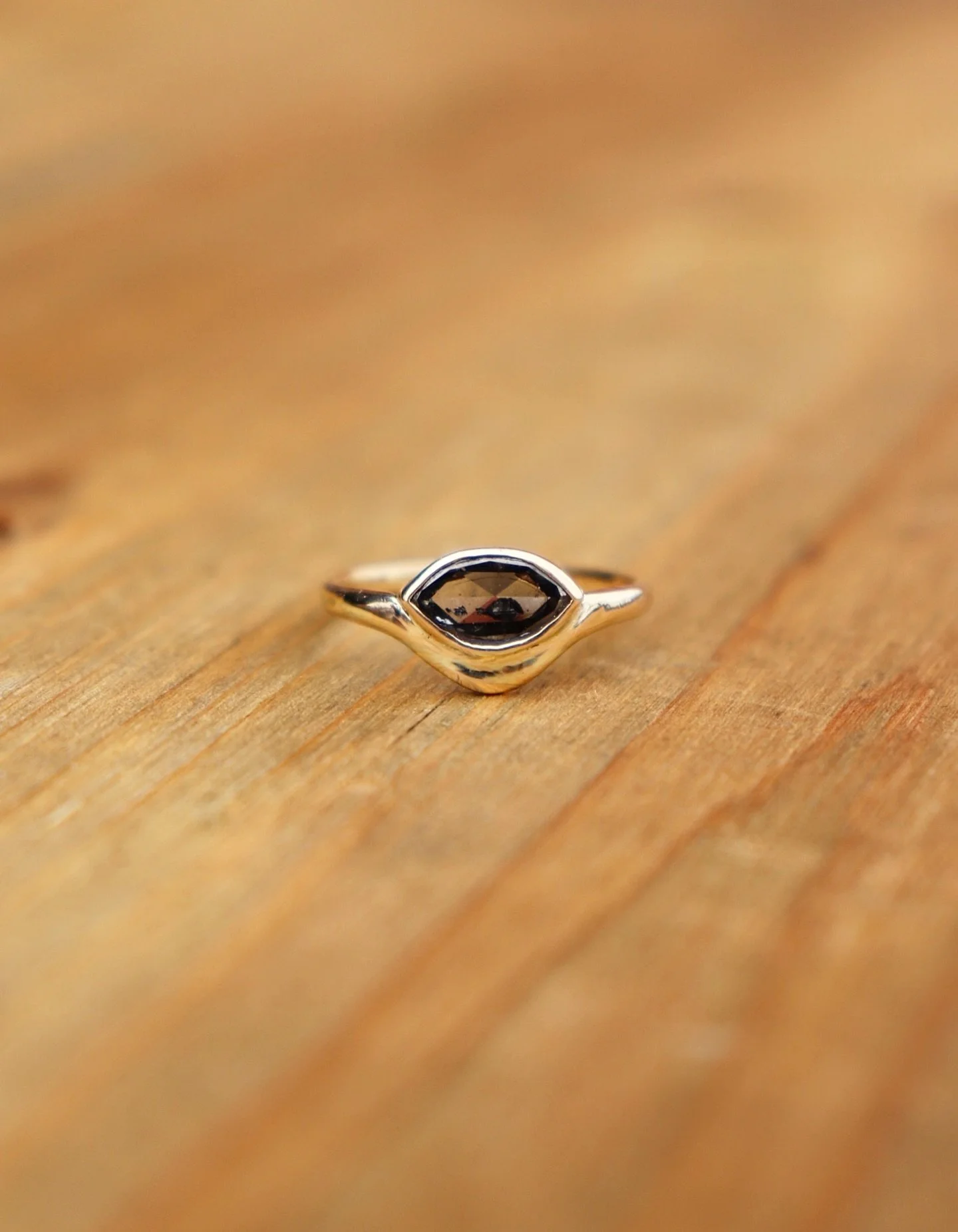 Custom recycled 14k gold + gorgeous salt and pepper diamond engagement ring for @gabbagabbsz so happy for you and Stewart 🤗❤️