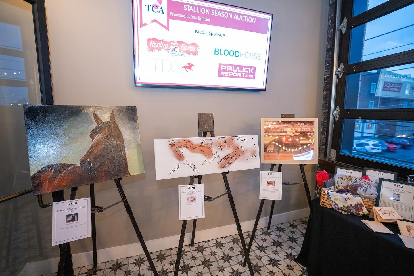 Are you planning an event that will include a silent auction? We have a great setup for that at Harper Hall and would love to give you a tour to see if we are a good venue for your event. 

This setup is from a recent event. They had a silent auction