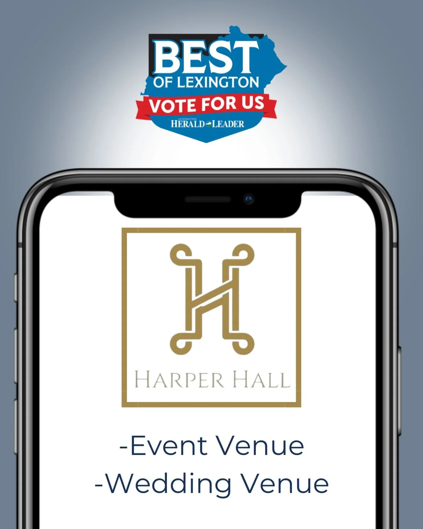 We are honored to be nominated in the @bestoflexingtonkentucky again this year! 

We are nominated for EVENT VENUE and WEDDING VENUE. It is free to vote. 

These categories are located under SERVICES. You can vote once per day! Link in bio to vote. 
