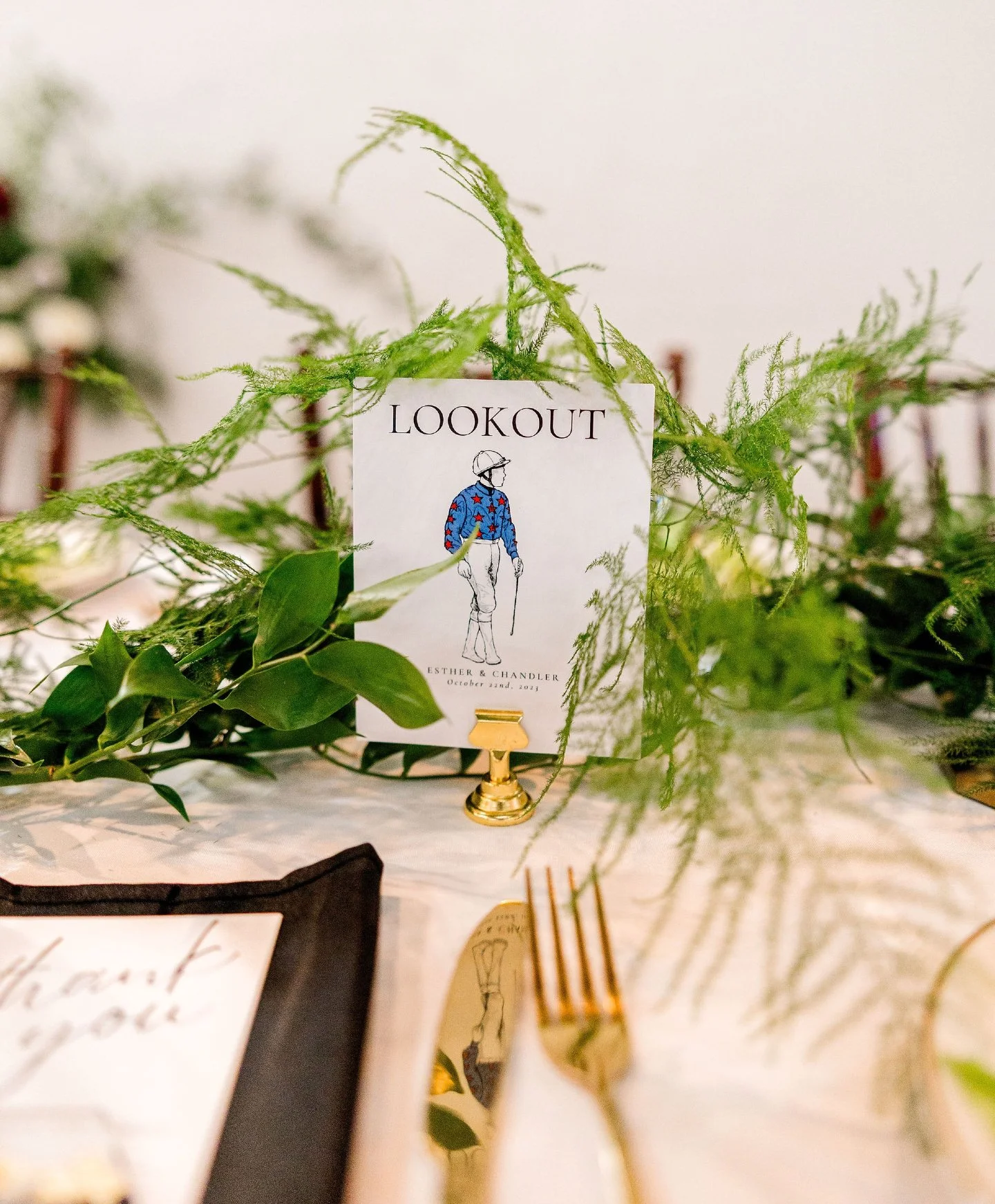 Happy Derby Week from Harper Hall!

We love when events bring a little Kentucky tradition to the table, like this creative jockey table assignment that made the perfect finishing touch for a celebration at Harper Hall. Details like this are such a fu