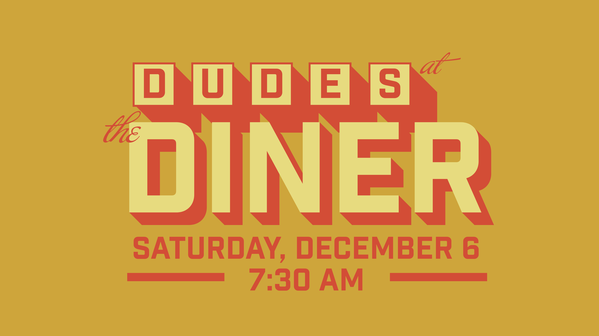 Dudes at The Diner