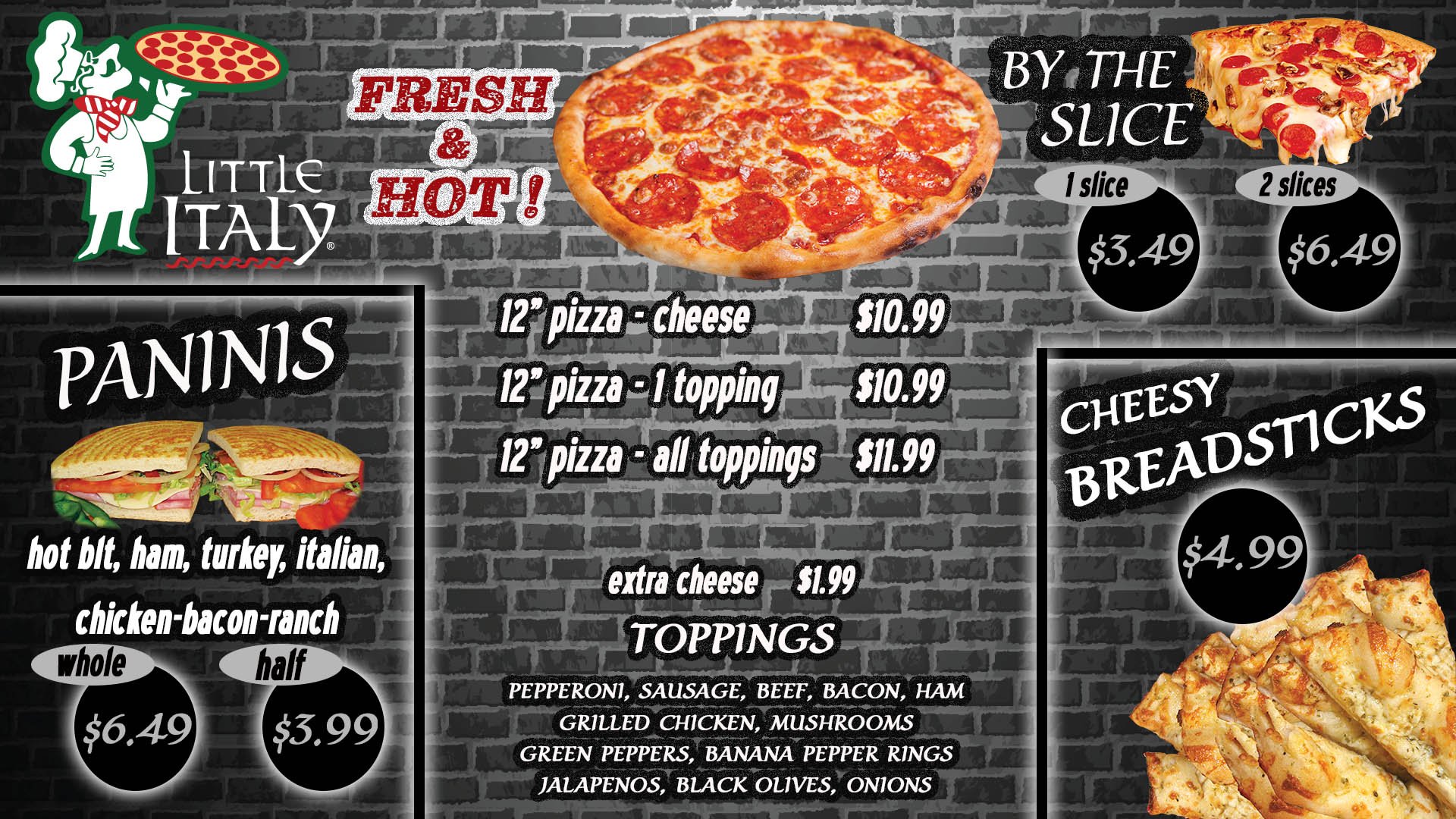 Menu’s — Liberty Mart