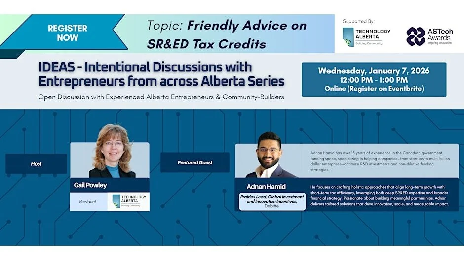 IDEAS - Intentional Discussions with Entrepreneurs from across Alberta Series