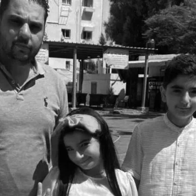 image of sobhi's family croped vertically