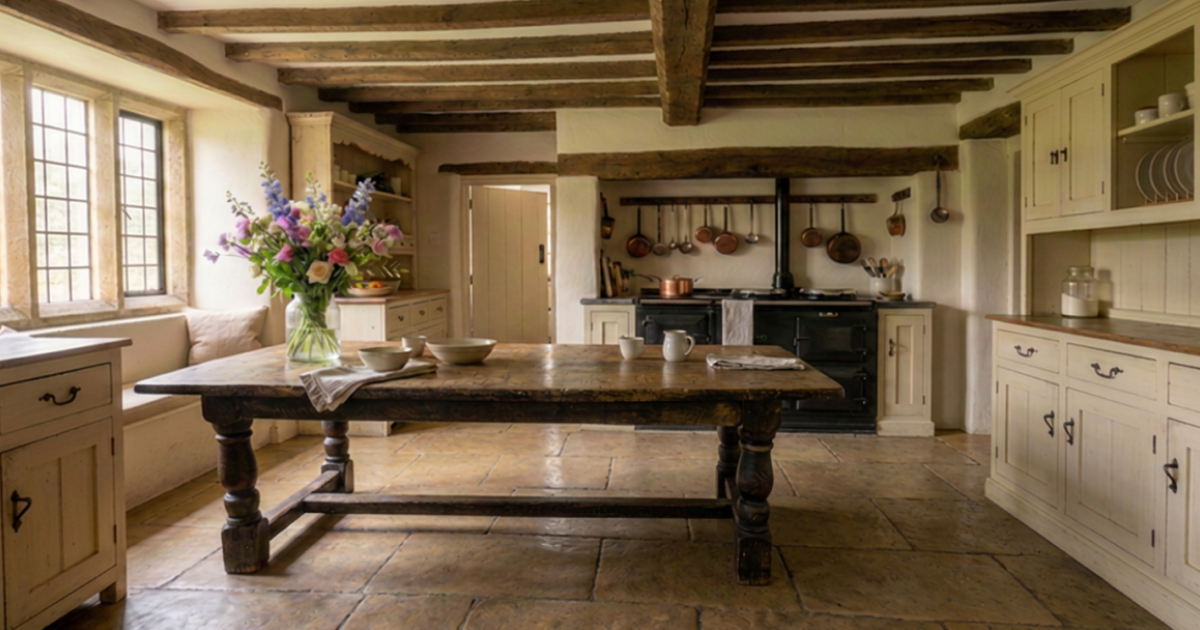 17th C Oak Refectory Table
