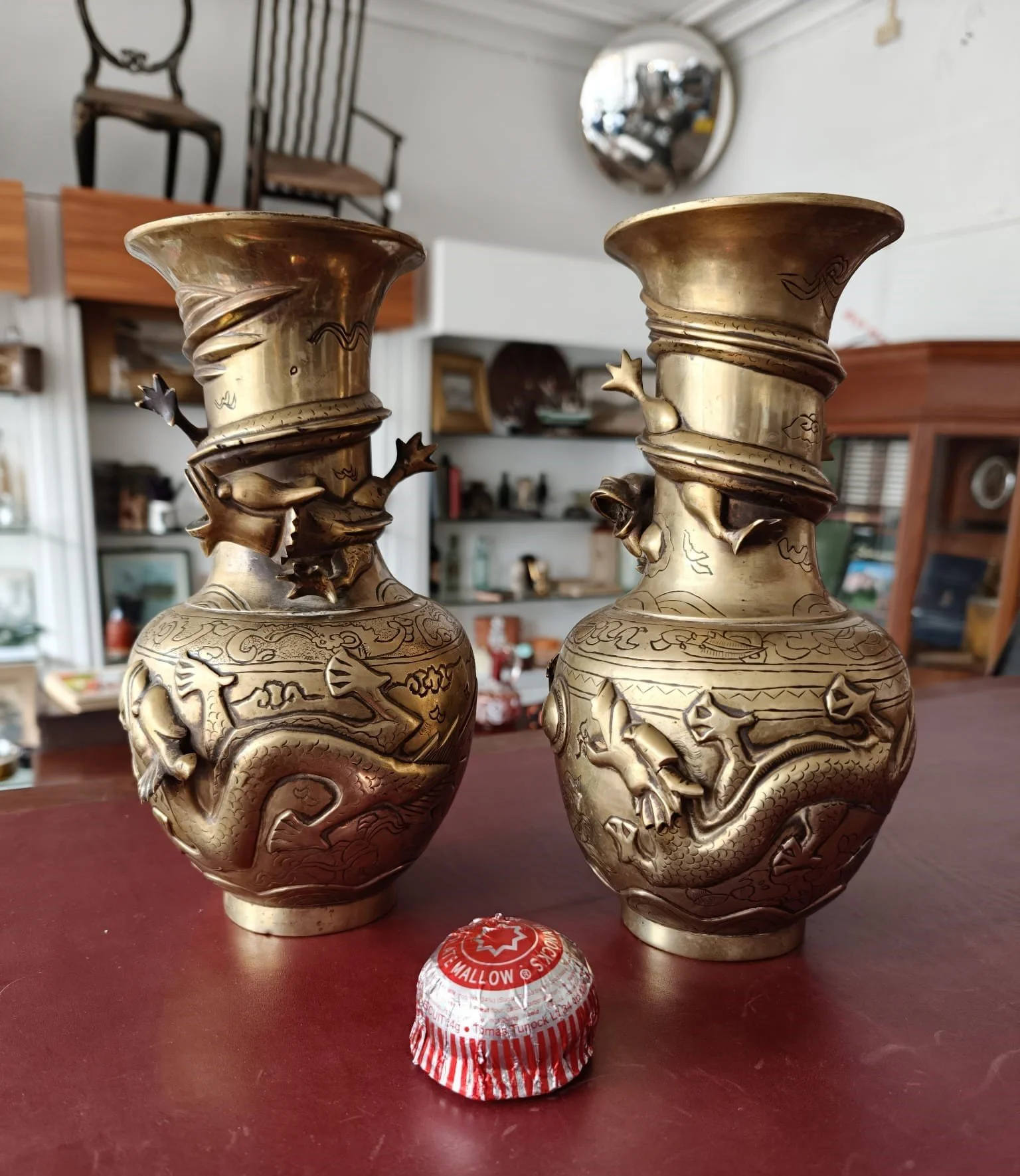 Decorative Dragon Vases