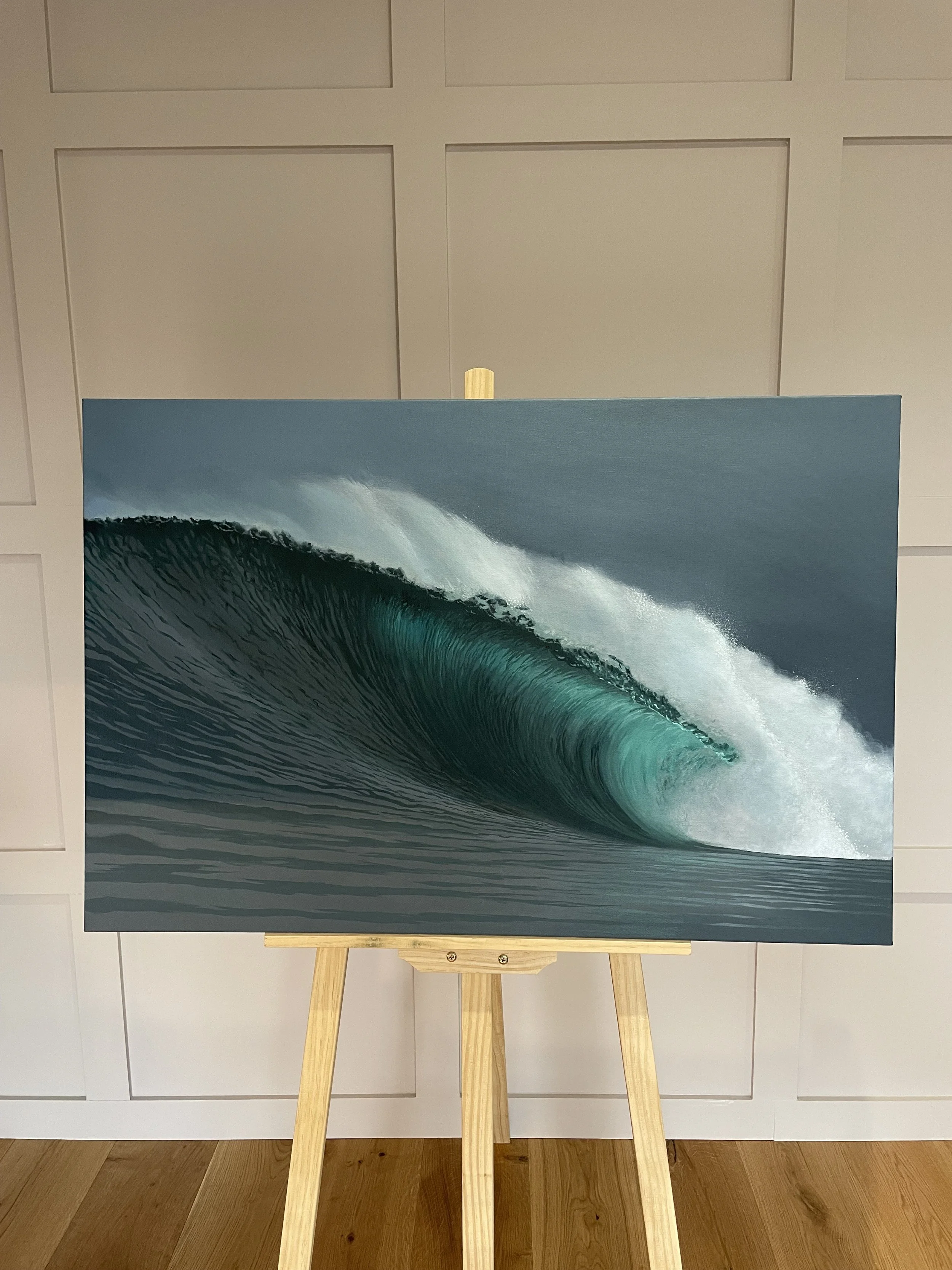 Wave painting, Turquoise, St.Ives,