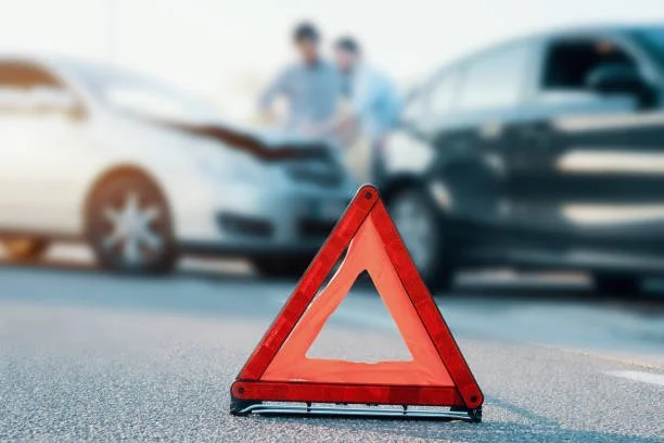 Road sign to stop traffic