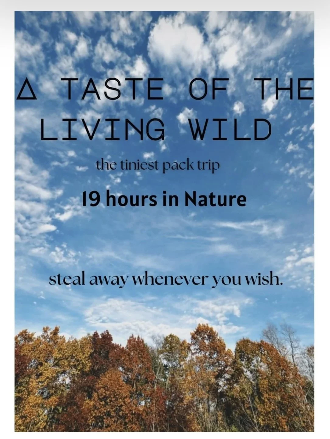 A Taste of the living wild