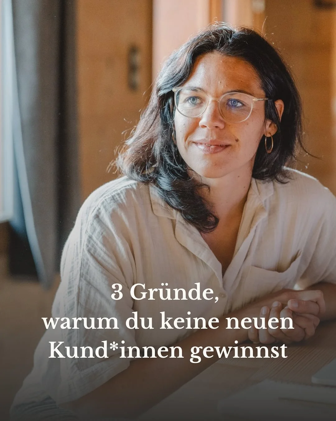 💛 „Du hast tolle Angebote und trotzdem bleiben die Kundinnen aus? 😕
Ich sehe das immer wieder bei den selbstständigen Frauen, die zu mir in die Coachings kommen. 
Oft liegt es an kleinen Stellschrauben, die du leicht ändern kannst