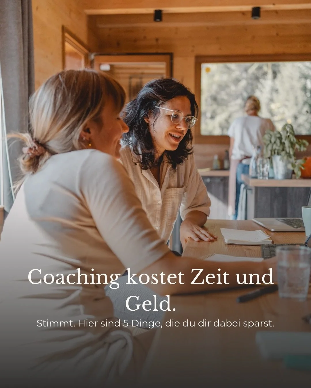 Ich mache mir manchmal Gedanken, warum es selbstst&auml;ndigen Frauen so schwer f&auml;llt, sich Begleitung zu holen.

Und ich glaube, es ist nicht wirklich die Zeit. Und nicht wirklich das Geld.

Es ist die Angst oder die &Uuml;berzeugung, dass beid