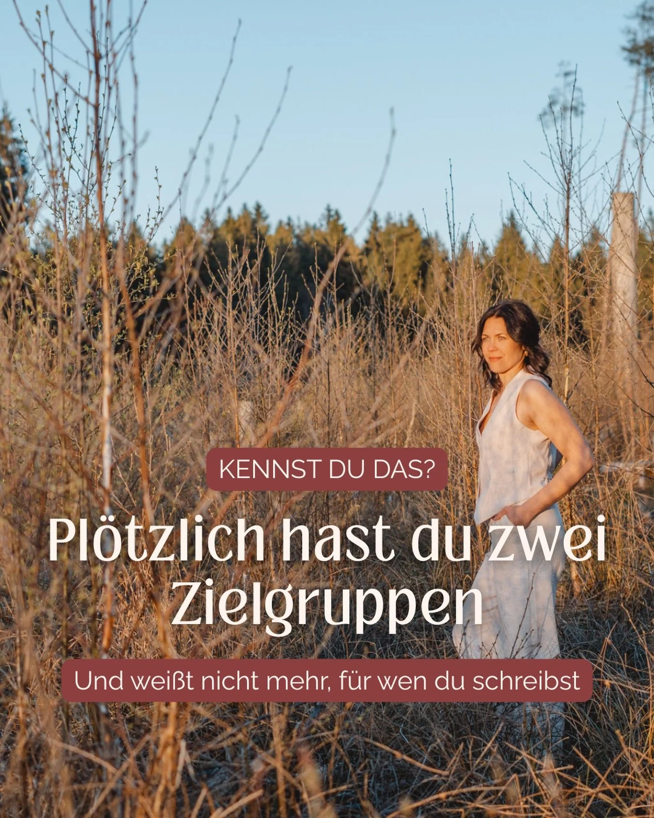 Pl&ouml;tzlich hast du zwei Zielgruppen. Zumindest f&uuml;hlt es sich so an. 💭

Wenn dein Business w&auml;chst, w&auml;chst deine Community mit. Aber sie wachsen nat&uuml;rlich nicht alle im gleichen Tempo. Ein Teil steht ganz am Anfang: Mut sammeln