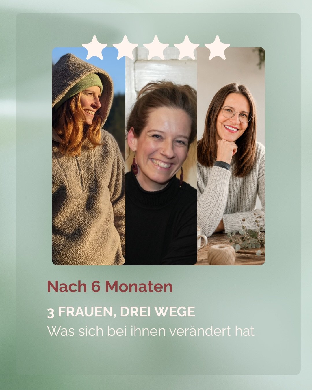 Drei Frauen, die vor den #4Fempreneurs dort standen, wo du vielleicht gerade stehst. 🌿

Die eine hatte keine Ahnung von Marketing und dachte, das sei einfach nicht ihre Welt.
Die andere war ungl&uuml;cklich in ihrem Job und hatte diesen Wunsch nach 